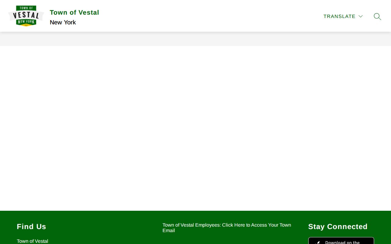 Vestal Police Department official page for arrest record sources